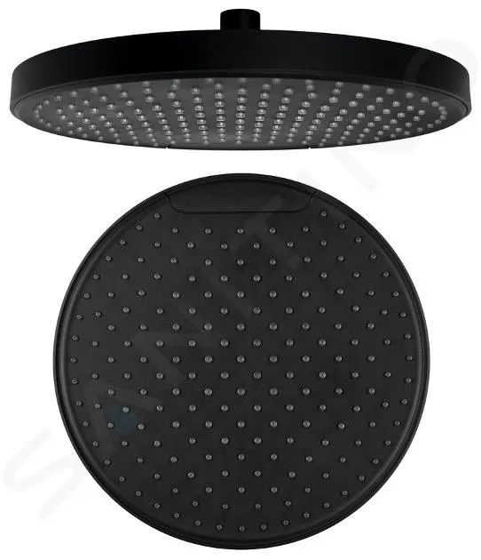 SAPHO DOUCHES  HOOFDDOUCHE, DIAMETER 26 CM, MAT ZWART SK151B